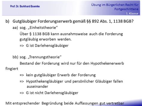 gutgläubiger forderungserwerb.